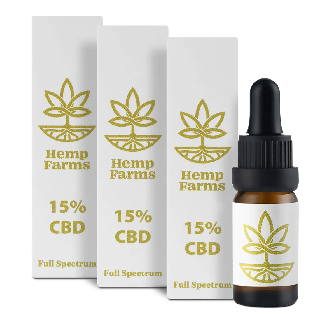 Olio CBD 15% – Olio di canapa Full Spectrum
